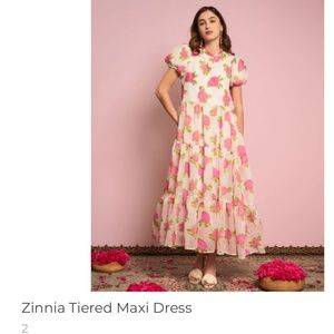 BNWT Sister Jane zinnia tiered maxi dress